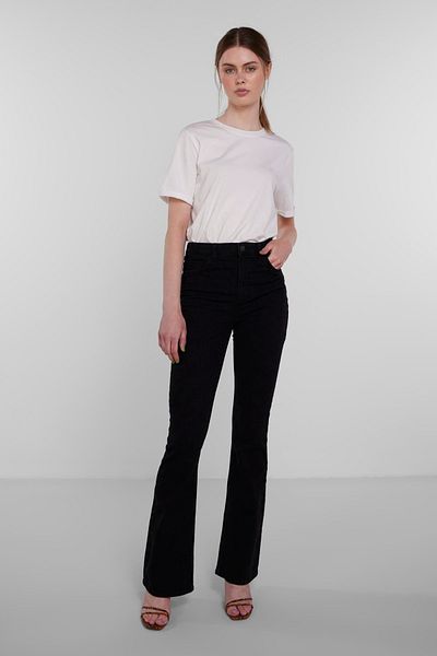 PIECES Jeans - Schwarz - Bootcut