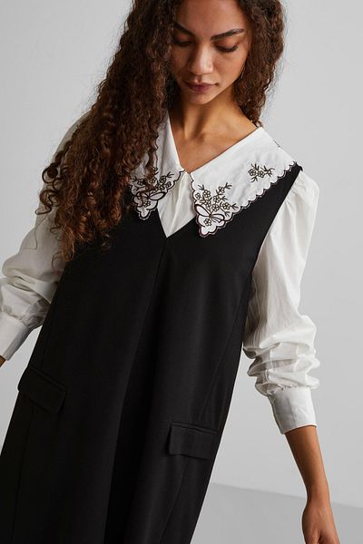 YAS. Y.A.S Kurzes Kleid Dunkelblau