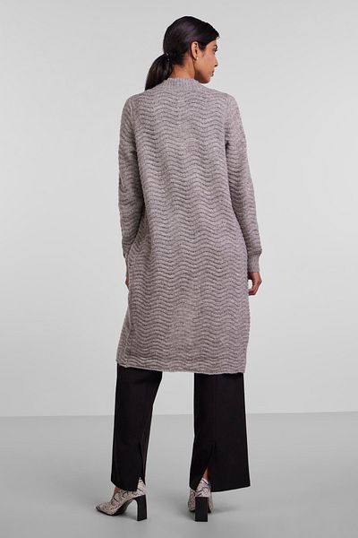 Y.A.S. Strickjacke - Grau - Regular Fit