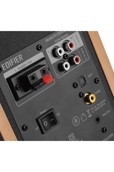 Edifier R1280dbs Subwoofer Çıkışlı, Optik Girişli, 4'' Bass Ünitesi Multi-media 2.0 Aktif Hoparlör