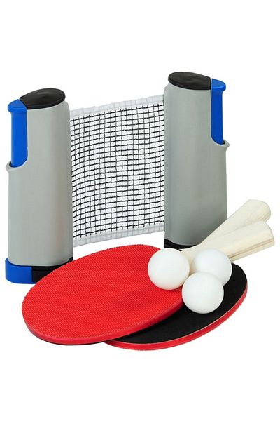 İndiriminVar Pop Up Table Tennis Net and Racket Ball Set