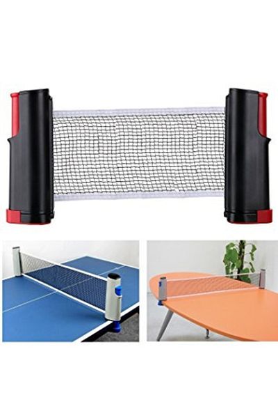 İndiriminVar Pop Up Table Tennis Net and Racket Ball Set