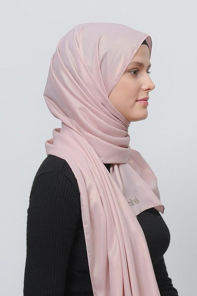 Altobeh Βραδινό φόρεμα Glitter Chiffon Wrap-ανοιχτό ροζ