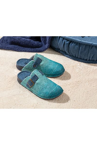 English Home Papuci de casă pentru femei Tiedye Felt