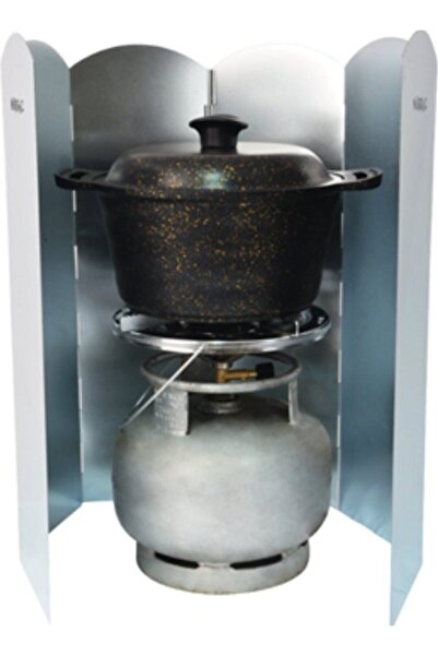 NURGAZ Beyaz Metal Rüzgarlık Büyük BPA Free Yok Çelik