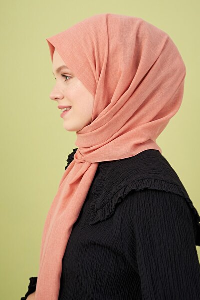 Madame Polo Sümeyye Tural Stonewashed Cotton Shawl - Yavruağzı