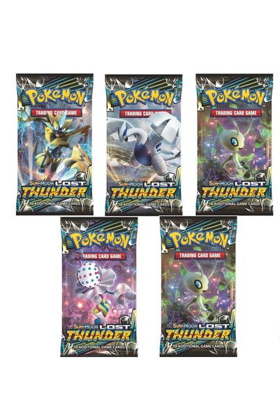 Generic Brand Pokemon Lost Thunder Sun-moon Game Card (4 Pack)