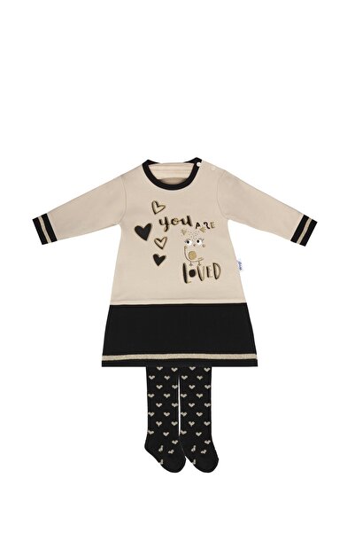 Wogi Kız Bebek 2 Li Çoraplı Takım