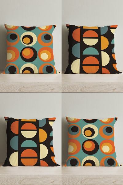 LadiesHome Huse pentru perne decorative digitale cu două fețe cu design speci...