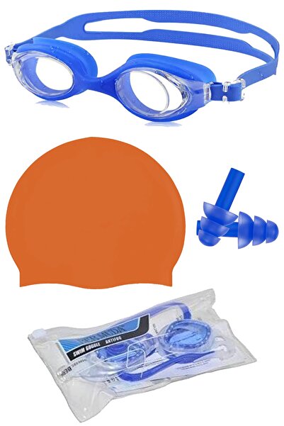 Ultio Spor مجموعة نظارات السباحة + سدادات الأذن + غطاء لاتكس وحقيبة فاخرة خاص...