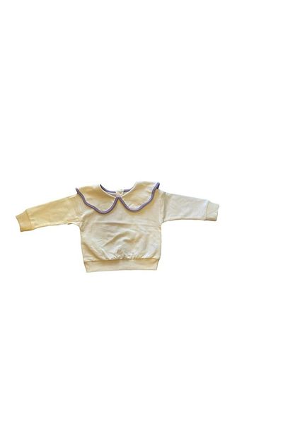 Çikoby Baby Girl's Cotton Large Collar Medium Thick Blouse