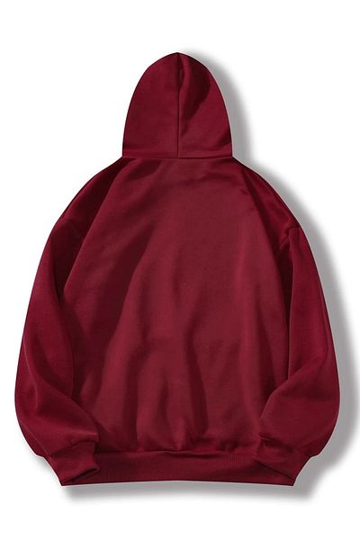 Mad&Calf Unisex Φούτερ με κουκούλα Basic με τσέπες