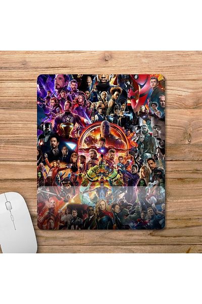 Pixxa موديل لوحة ماوس Marvel مع مسند للمعصم - 3