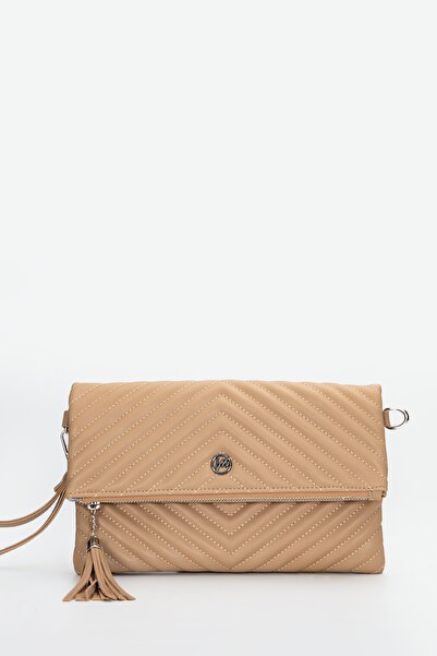 MORCA Women's Clutch Clutch Bag Long Strap Mink