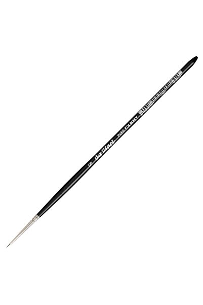 Da Vinci : Kolinsky Kızıl Samur Kılı Yuvarlak Ekstra Kısa Rötuş Fırçası : Seri 1505 : No:5/0