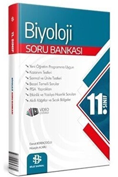 Bilgi Sarmal Yayınları 11. Sınıf Biyoloji Soru Bankası