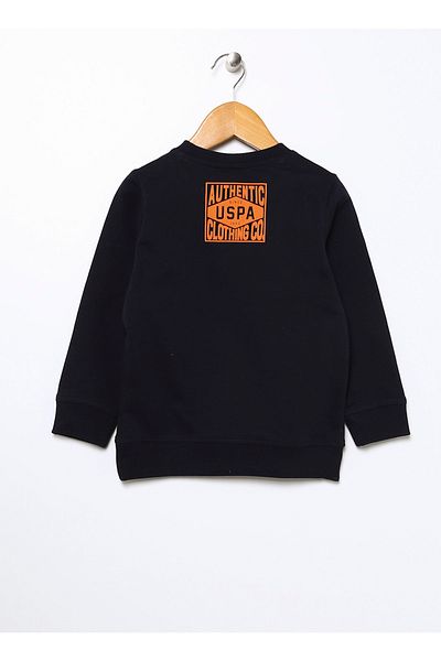 U.S. Polo Assn. Boy's Navy Blue Sweatshirt Gambıkids