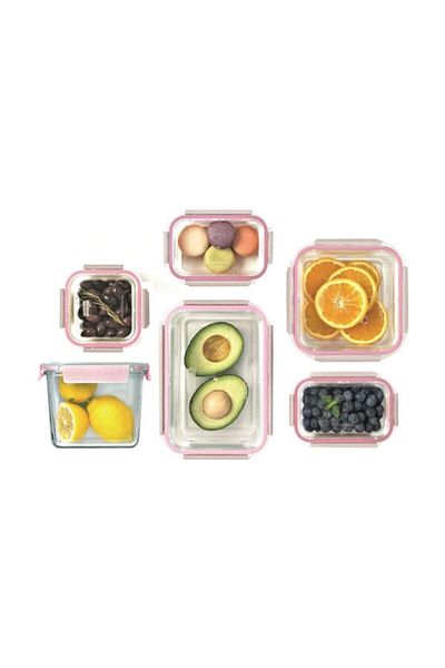 Prima Nova Glasslock D-mcrt098 Conical Rectangular 980 ml Glass Storage Container