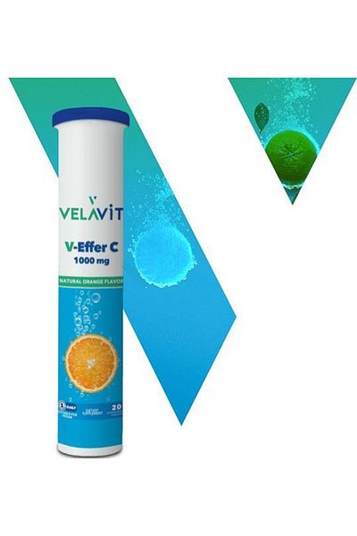 Velavit V-Effer C 1000 Mg Supplementary Food 20 Tablets