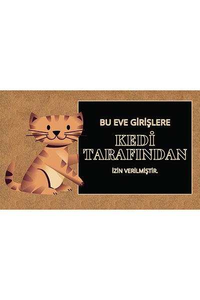 Egebella Non-Slip Base Printed Decorative Door Mat