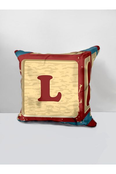 benlisso Husă de pernă cu litere 45x45 Litera L