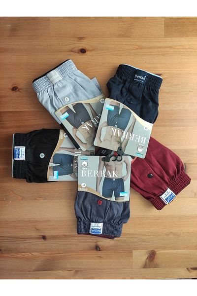 Berrak Men's Boxers Combed Cotton 5 Pack 1099