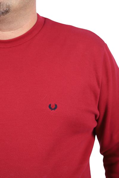 MocGrande Large Size Sweat Double Face Basic 22719-burgundy