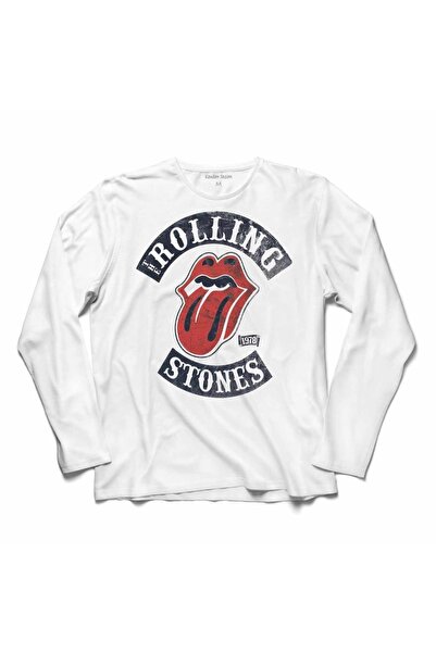 Kendim Seçtim The Rollıng Stones Tour 1978 Uzun Kollu Tişört Baskılı T-shirt