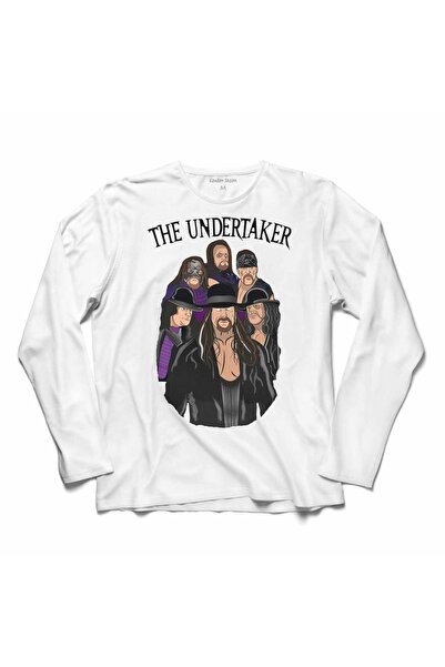 Kendim Seçtim The Undertaker WWE američka rvačka majica dugih rukava Štampano...