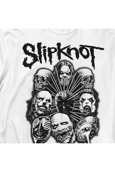 Kendim Seçtim Slipknot Rock Band Stablished 1995 Tricou cu mânecă lungă Tricou imprimat