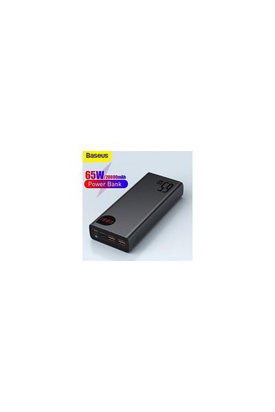 Baseus 20000Mah Fast Charging Powerbank with 65W Digital Display New Model Ppimda-01
