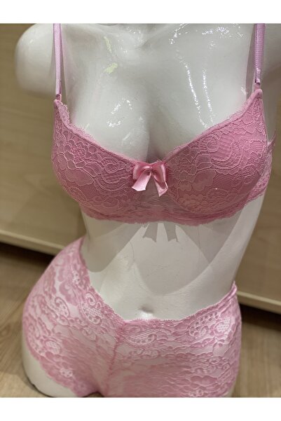 TuncayLea Dantelli Destekli Sütyen Takımı