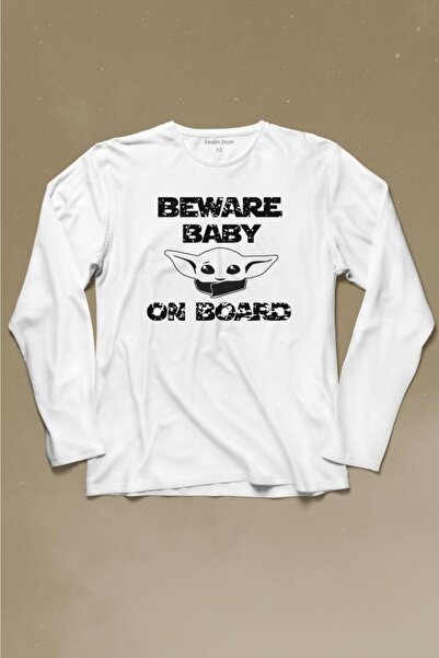 Kendim Seçtim Дитячий футболка з принтом Baby Yoda Star Wars Mandalorian Bewa...