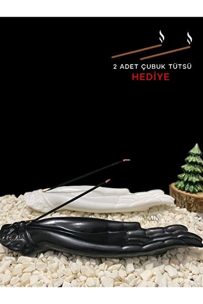 Main Collectibles 2 El Tütsülük Oda Kokusu Çubuk Tütsülük Siyah Ve Beyaz Renk...