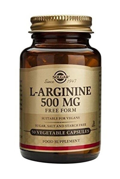 Solgar L-arginine 500 Mg 50 Kapsül