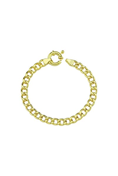 silverpoint Gold Kaplama Gümüş Gurmet Zincir Bileklik