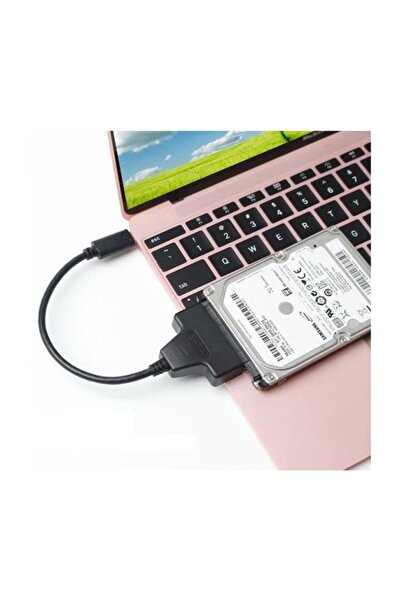 Alfais 4393 Type C 3.1 Usb To 2.5 3.5 Inç Sata Ssd Hdd Hard Disk Dvd Kablosu