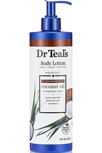 Dr Teals لوشن الجسم المغذي بزيت جوز الهند 532 مل
