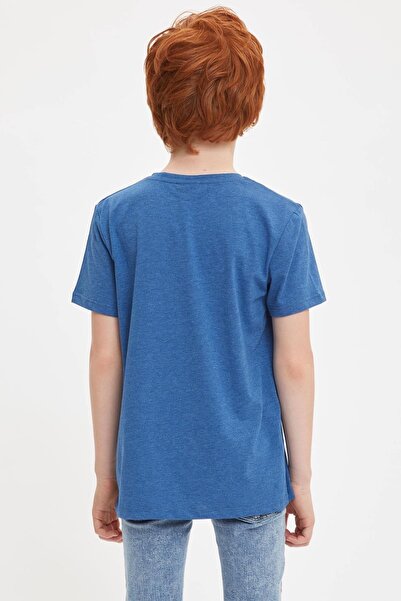 DeFacto Μπλουζάκι με κοντό μανίκι για αγόρι με κανονική εφαρμογή