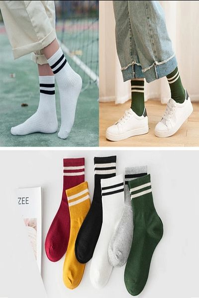 Ollero Unisex κυκλικές κάλτσες τένις 6 ζευγαριών Premium
