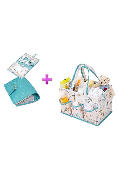 Smyak Alas Baby Care Organizator + Geantă pentru îngrijirea scutecelor Set de două