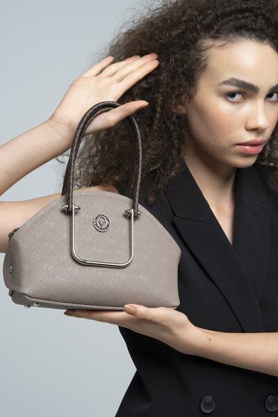 Valentino Orlandi Кам'яно-кавовий жіночий гаманець - Vlt075