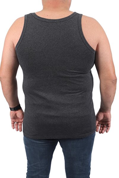 MocGrande Large Size 100% Cotton 2-Piece Undershirt 11200 Anthracite