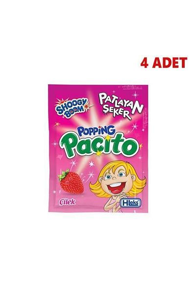 Hleks 4 Pieces Popios Pat Layan Sugar Strawberry