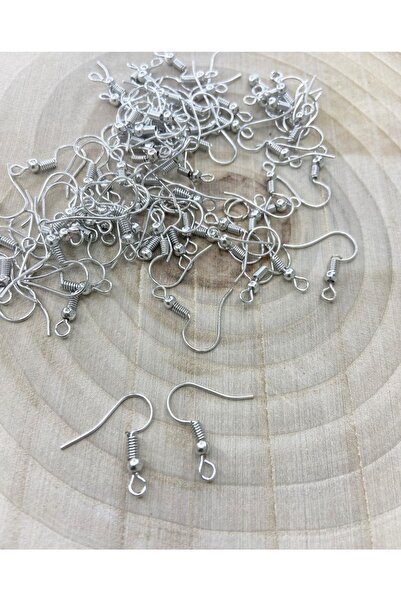 RLX BUJİTERİ Cârlig pentru cercei placat cu nichel 40 buc (20 perechi)