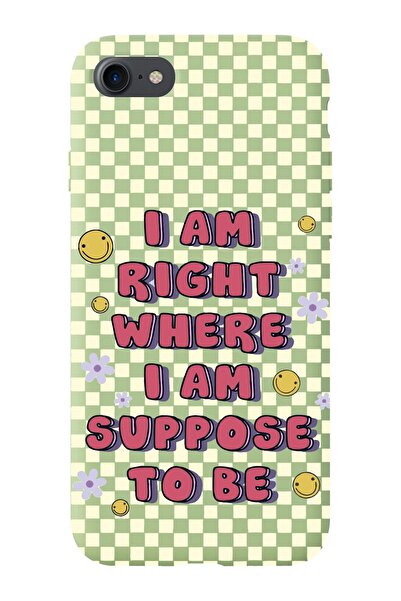 shoptocase Iphone 7/8/se 2020 Uyumlu Dama Smile Tasarımlı Premium Lansman Tel...