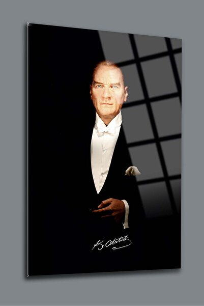 SRD Concept Atatürk 84 Cam Tablo-atatürk Tablosu-bayrak Tablosu