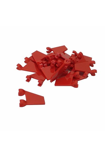 LEGO Original Accessory Custom Moc Flag 2 X 2 Trapezoid Triangle Flag Red 4 Pieces Will Be Sent