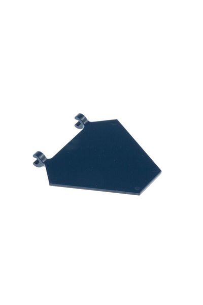 LEGO Original Accessory Custom Moc Flag 2 X 2 Hexagonal Hexagonal Flag Navy Blue 2 Pieces to Ship