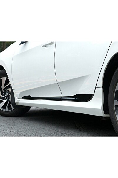 FV-TUNİNG Honda Civic Fc5 Fk7 Yan Kapı Alt Çıtası Parlak Siyah